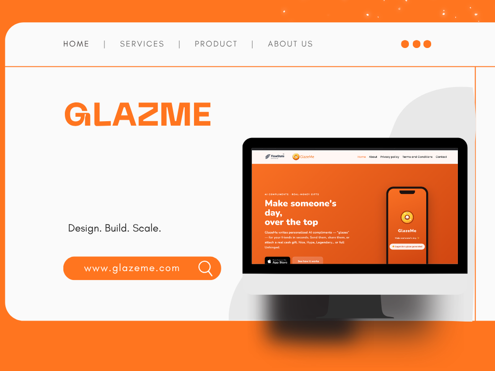 GlazeMe screen
